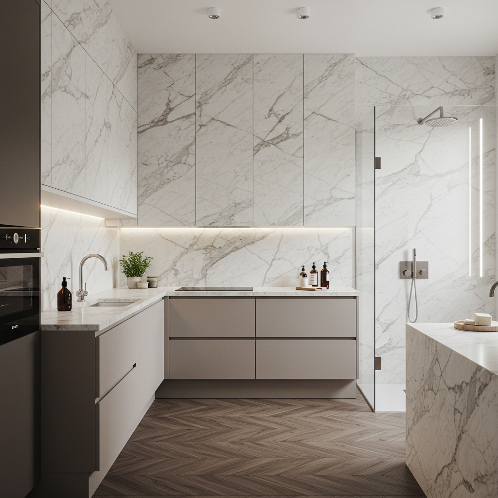 Mutfak ve Banyo Uygulamalarında Doğal Taşın Gücü ve Estetiği
