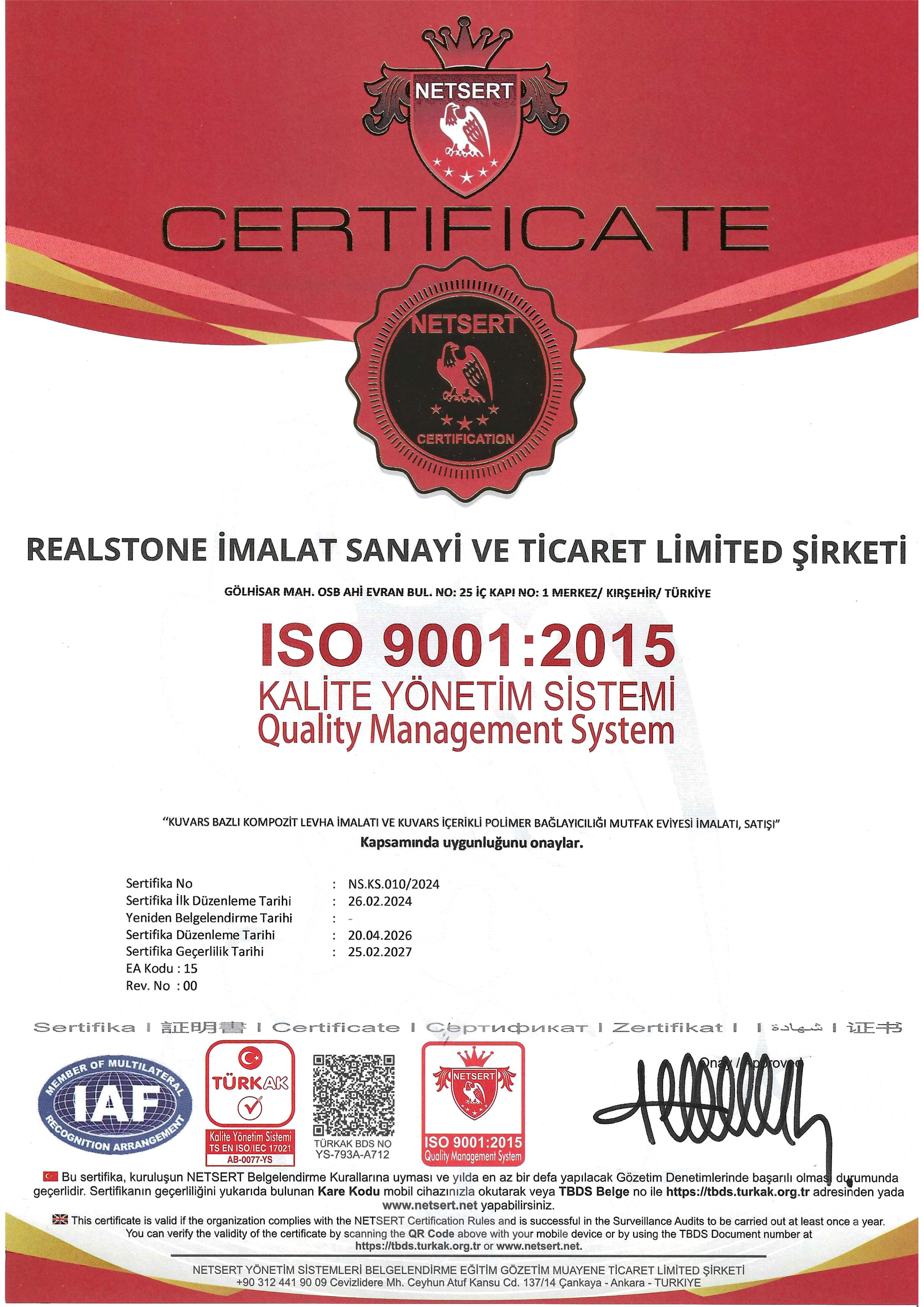 ISO 9001:2015